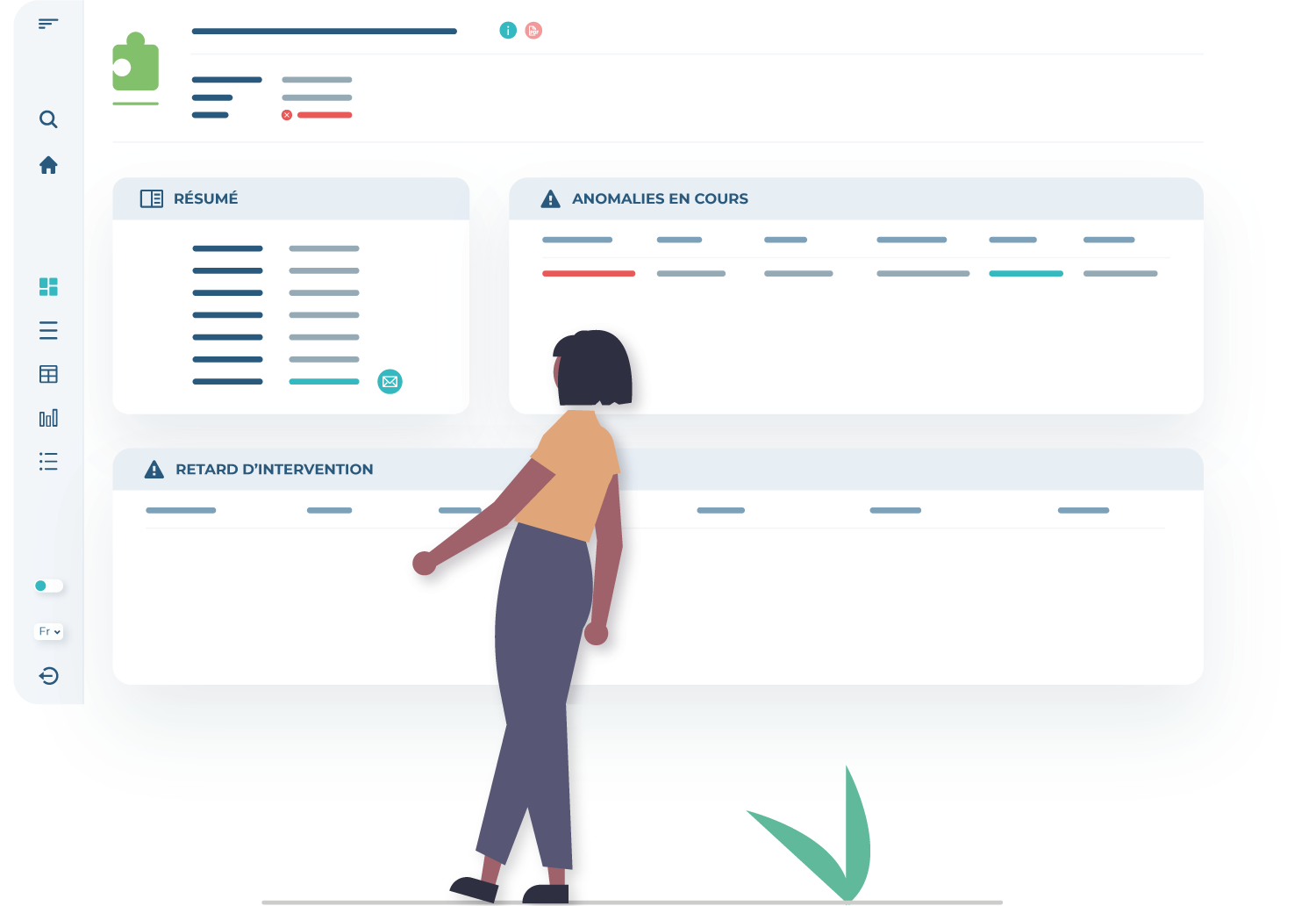 Illustration d'une vue générale d'un élément dans e-Data