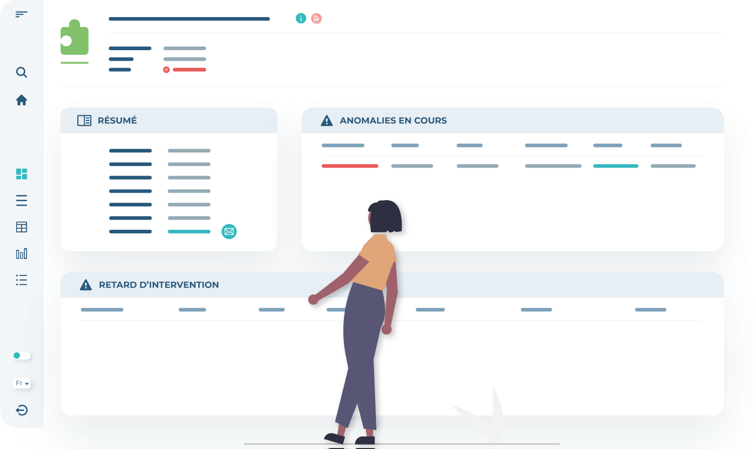 Illustration d'une vue générale d'un élément dans e-Data