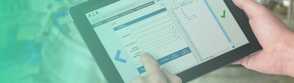 Utilisation d'une tablette tactile